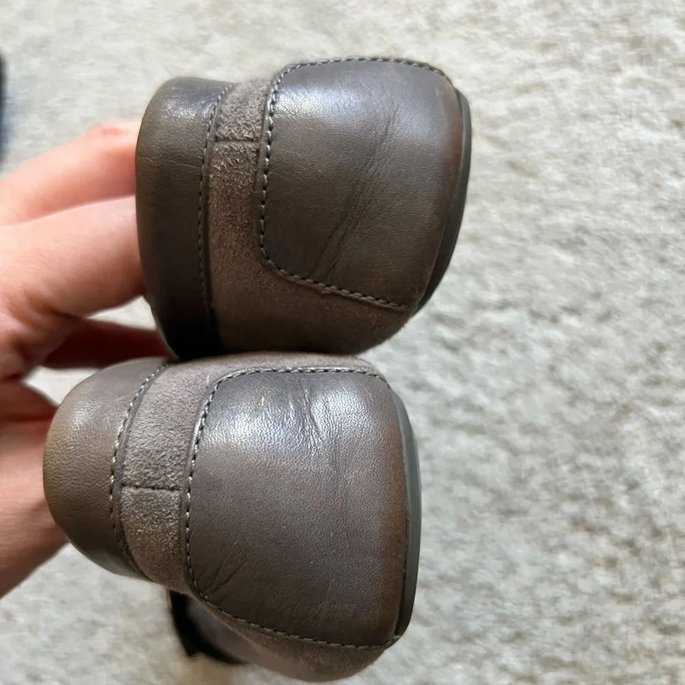 Michael Kors Women's Size 6.5 Gray Suede Buckle Slip On Loafers Shoes Flats